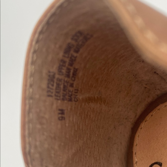 Soft Stylish Brown Strappy Heels sandals women 9M leather casual office retro - Picture 5 of 12